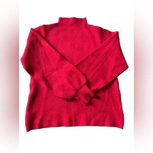Vici Vibrant Red Turtleneck Sweater